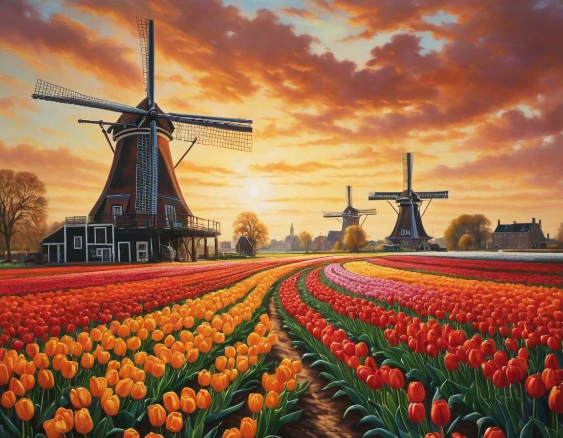 Tulipani Ad Amsterdam
