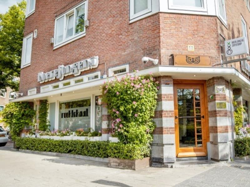 Fotografia della struttura esterna del Coffee Shop Boerejongens di Amsterdam