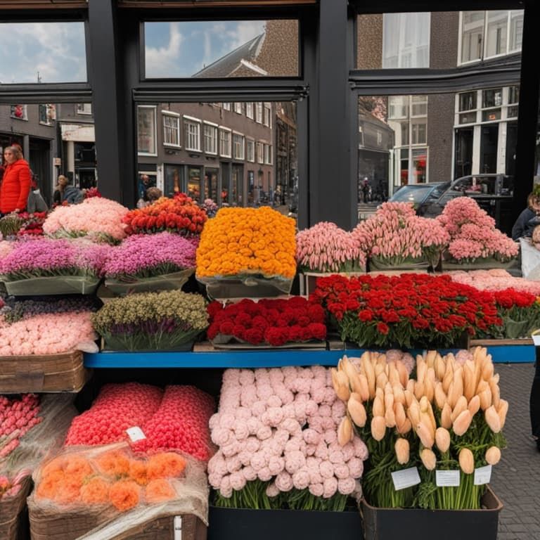 Bloemenmarkt Mercato dei Fiori Amsterdam